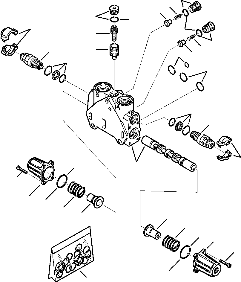 WB1402N1 WBH20000A06A SECTION VALVE (SEE FIG. H6304-P1A0)