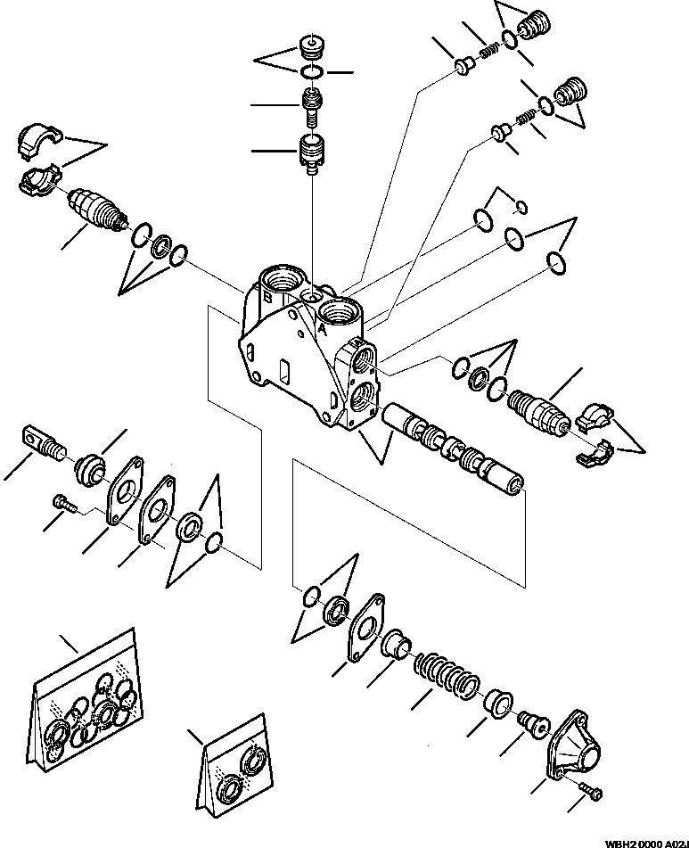 WB1402N1 WBH20000A02J SECTION VALVE (SEE FIG. H6300-01A0)