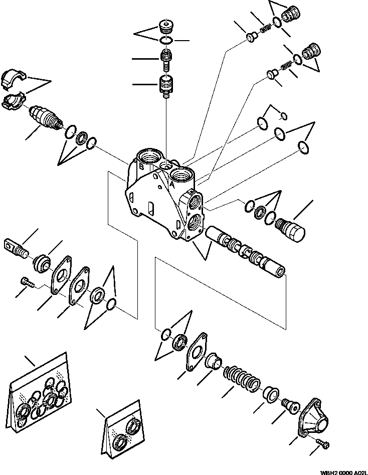 WB1402N1 WBH20000A02L SECTION VALVE (SEE FIG. H6300-01A0)