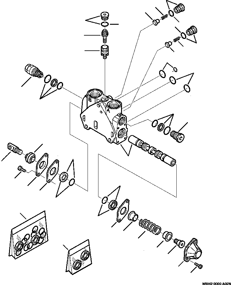 WB1402N1 WBH20000A02N SECTION VALVE (SEE FIG. H6302-01A0)