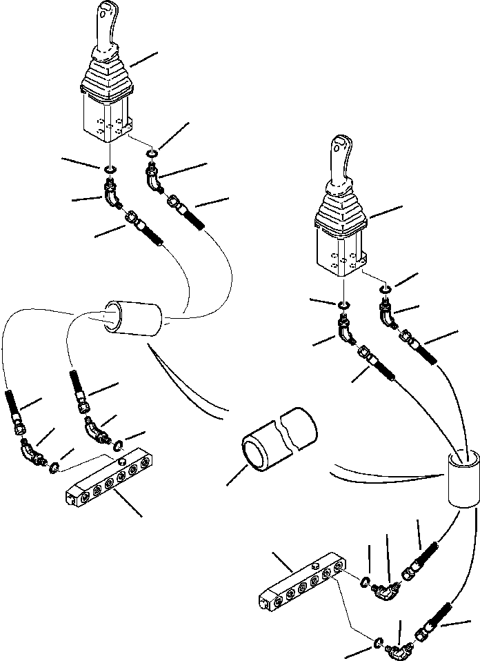 Part |$116. PPC SYSTEM PIPING - MANIFOLDS TO PPC VALVES - S/N  A21027- [H6566-P1A2]