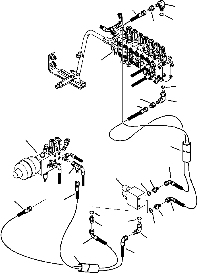 Part |$132. PPC SYSTEM PIPING - SUPPLY VALVE TO TELESCOPIC ARM SECTION - S/N  A21027- [H6566-P2A8]