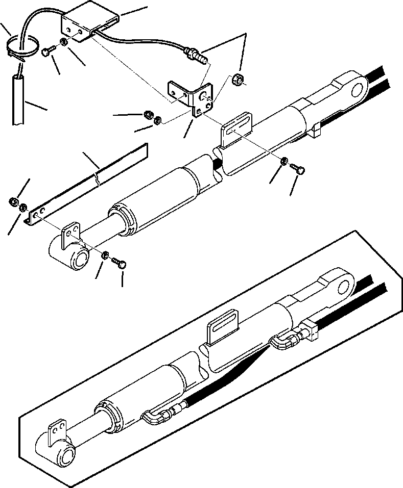 Part |$152. LOADER PIPING RETURN TO DIG - S/N  A20637- [H6600-01A7]