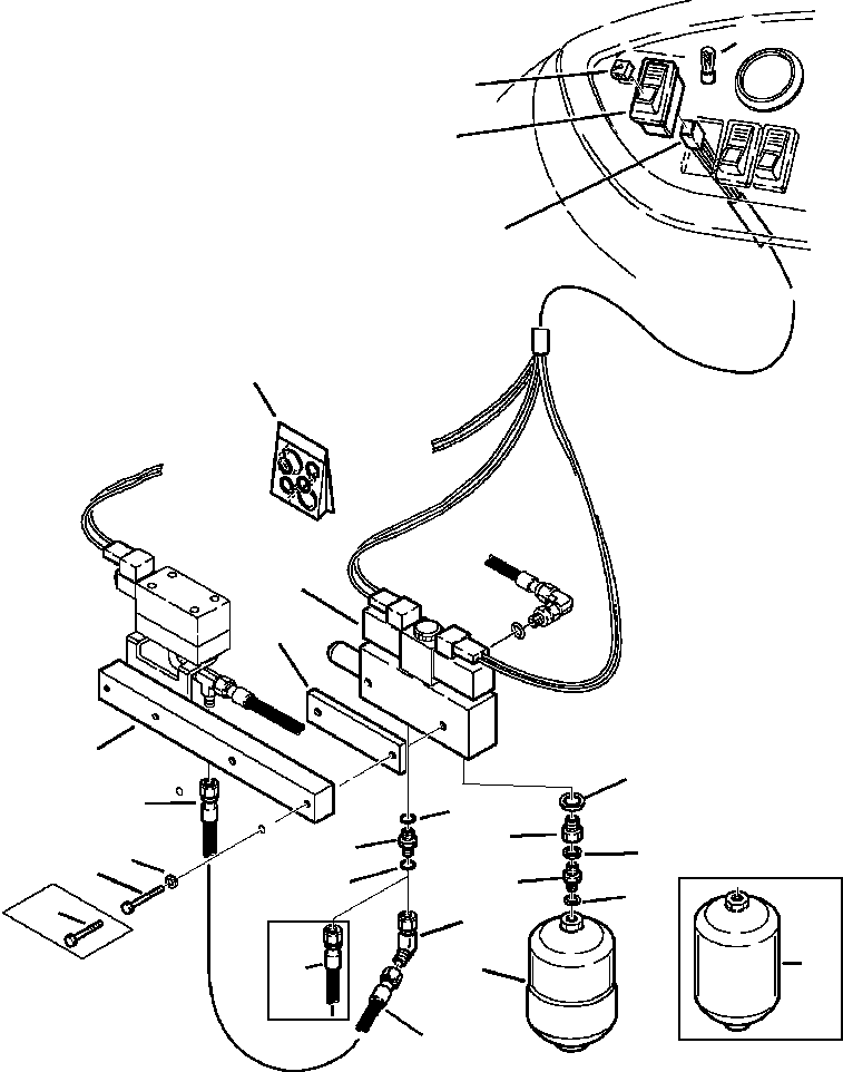 Part |$206. LSS PIPING SWITCH AND ACCUMULATOR CONNECTIONS [H6950-01A0]