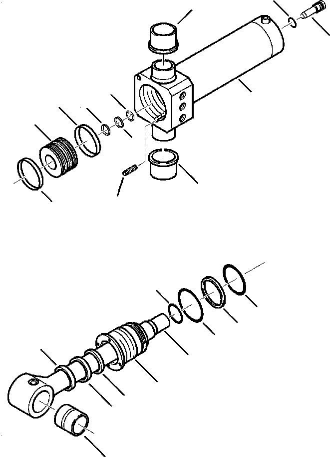 Part |$228. BACKHOE CYLINDER LEFT SWING - S/N  A20637- [H7006-01A1]