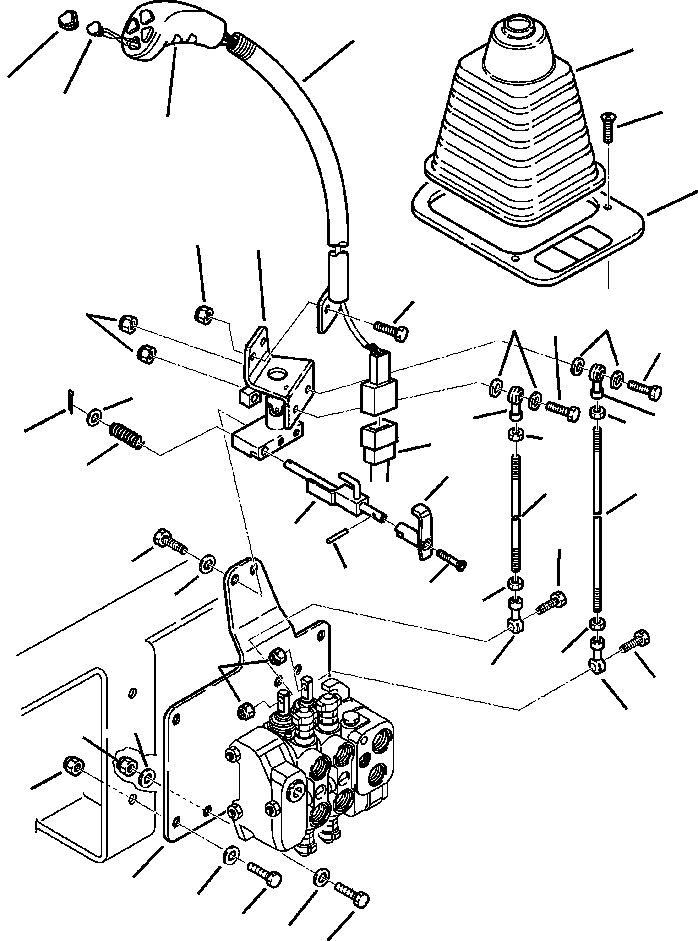 Part |$6. LOADER CONTROL LEVER GP BUCKET [K4200-01A0]