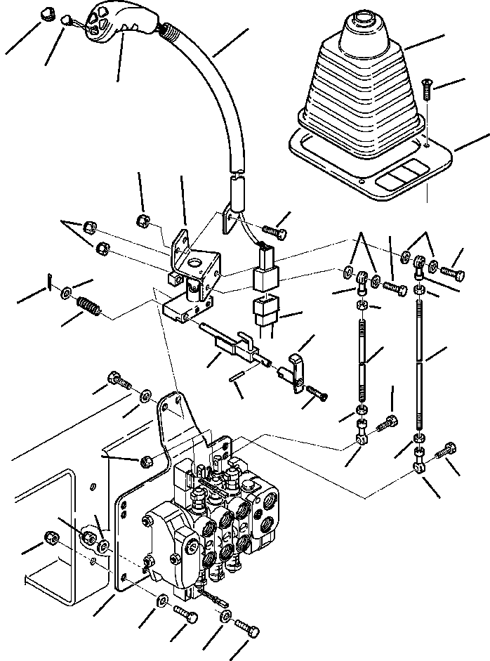 Part |$8. LOADER CONTROL LEVER MP BUCKET [K4210-01A0]