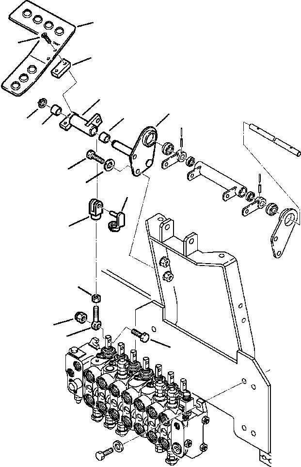 Part |$22. LEFT BACKHOE CONTROL PEDAL BACKHOE PATTERN [K4510-01A0]