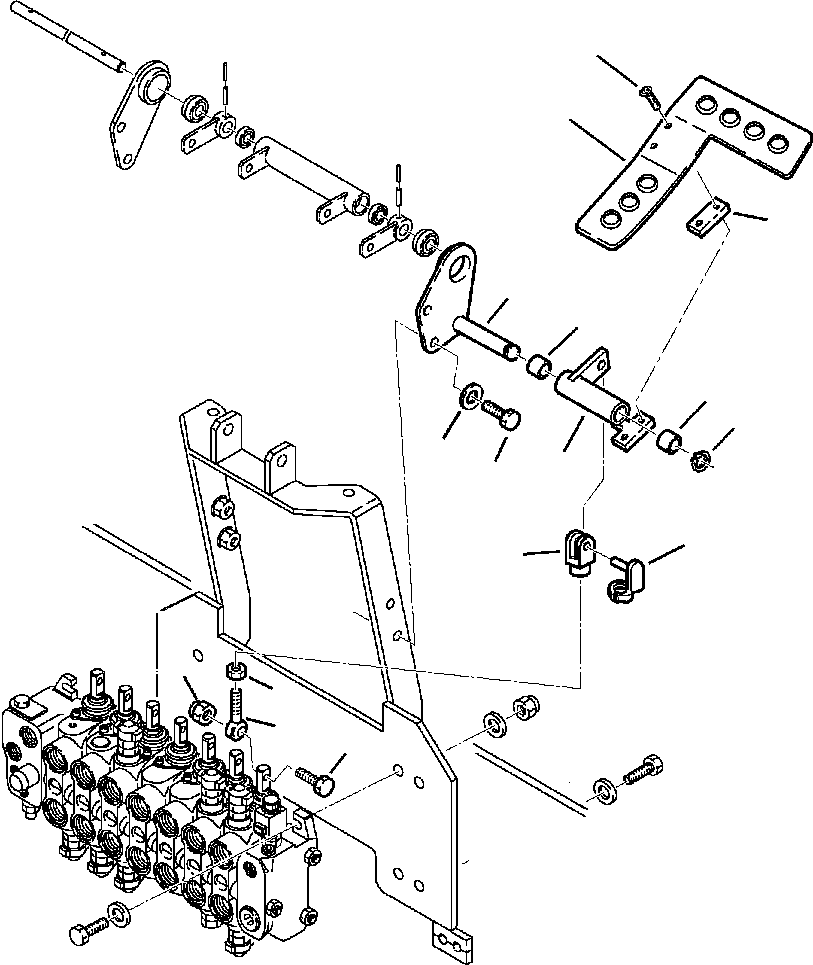 Part |$26. RIGHT BACKHOE CONTROL PEDAL BACKHOE PATTERN [K4530-01A0]