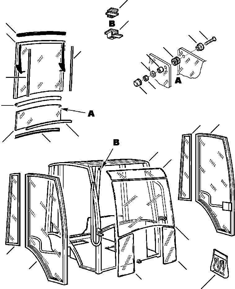 Part |$46. CAB COMPLETE UNIT - S/N  A20814- [K5200-01A1]