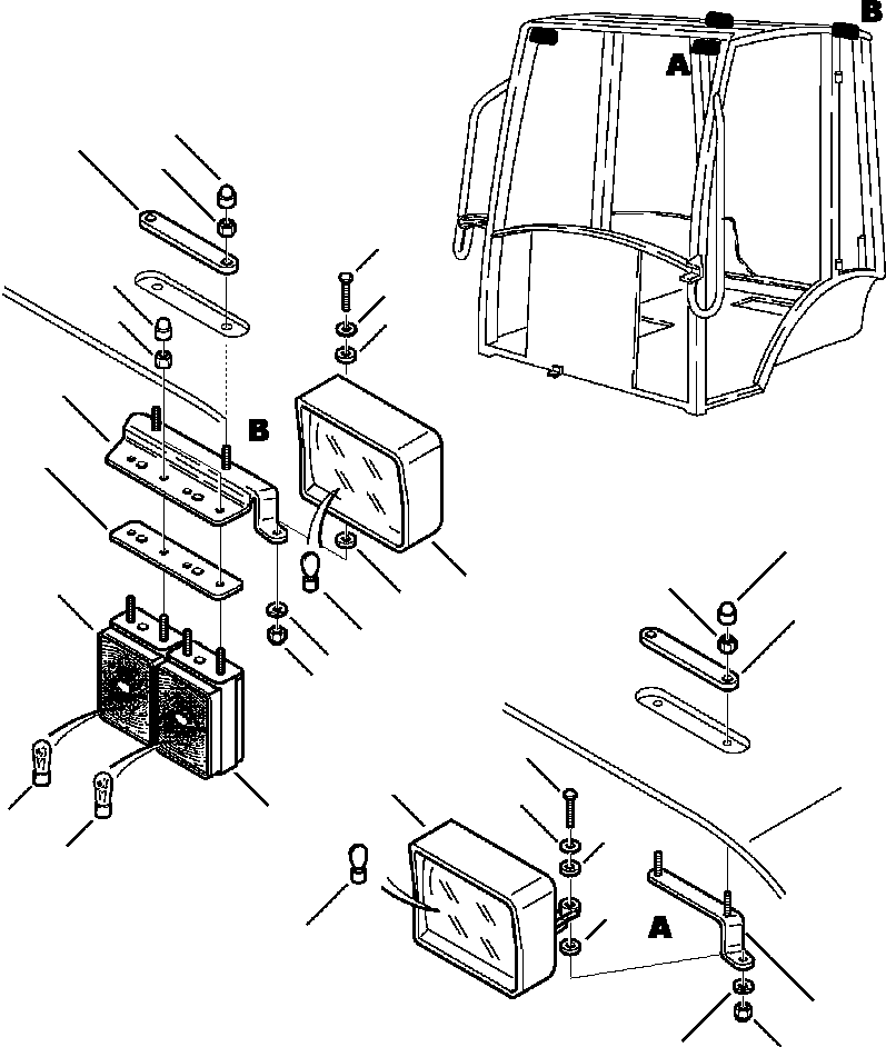 WB1402N1 WBK10074A PERATORS CAB (SEE FIG. K5200-01A1)