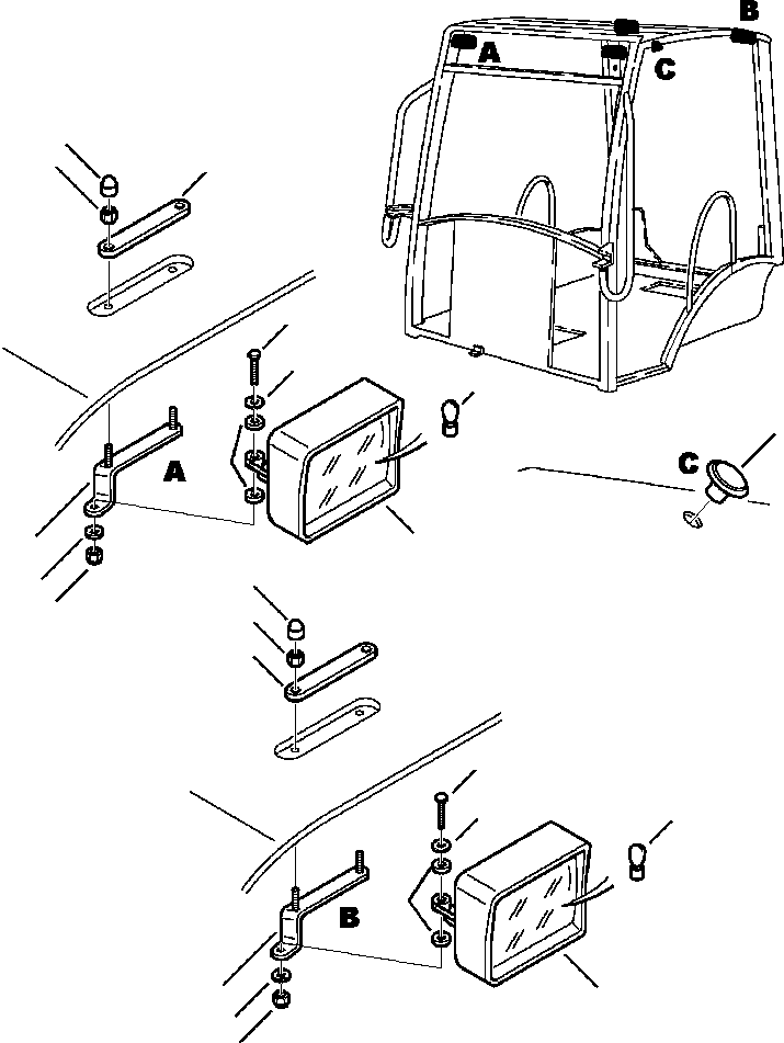 WB1402N1 WBK10036A1 PERATORS CANOPY (SEE FIG. K5300-01A0)