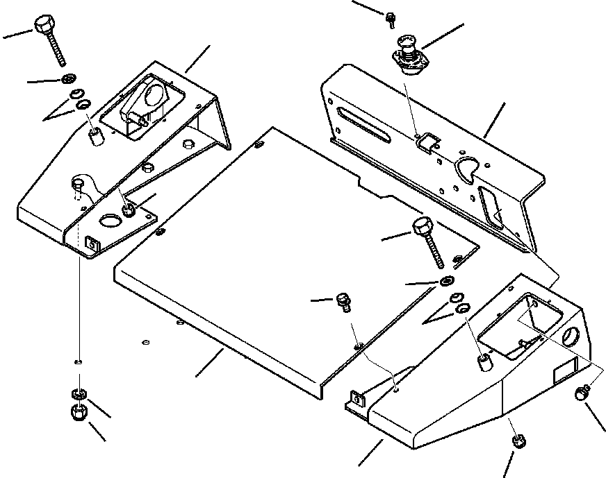 Part |$106. PPC SYSTEM CAB REAR FLOOR BOARDS - S/N  A21027- [K5550-P1A0]