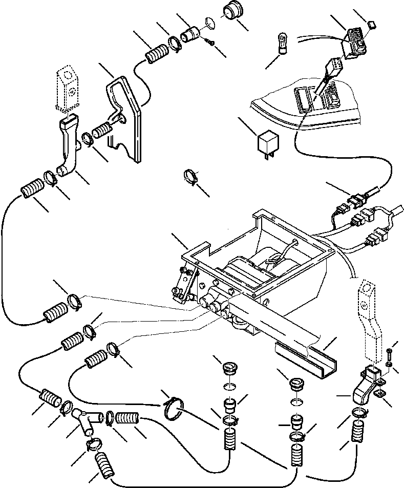 Part |$136. AIR CONDITIONER DUCTING AND CONTROLS - S/N  A20814- [K5700-02A1]