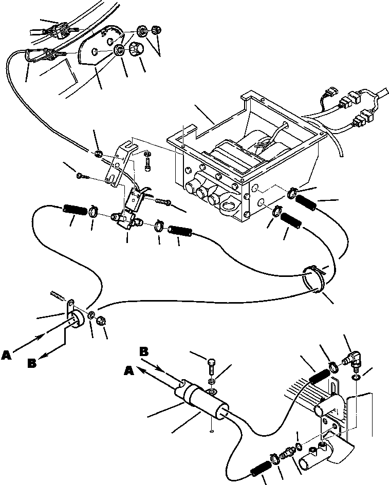 Part |$144. AIR CONDITIONER HEATER CONTROLS AND PIPING - S/N  A20814- [K5700-02A5]