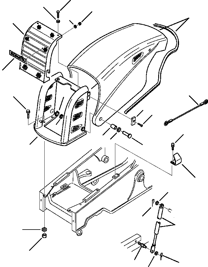 Part |$0. HOOD AND FRONT GRILLE S/N  A20637- [M5000-01A0]