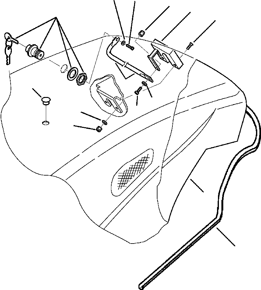 Part |$2. ENGINE HOOD S/N  A20637- [M5000-01A1]