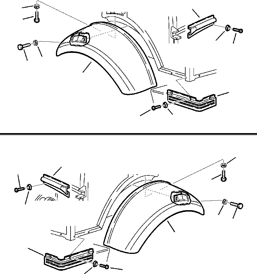 Part |$6. REAR FENDERS S/N  A20637- [M5020-01A0]