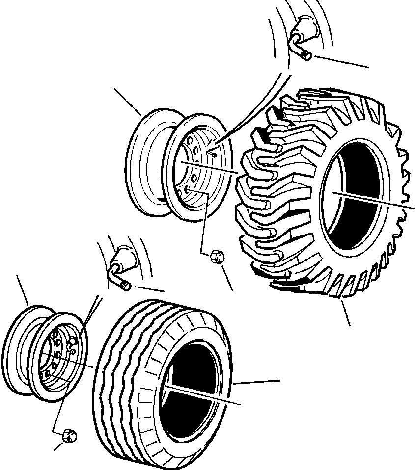 Part |$2. 2WD TIRES AND RIMS S/N  A20637- [S3750-01A0]