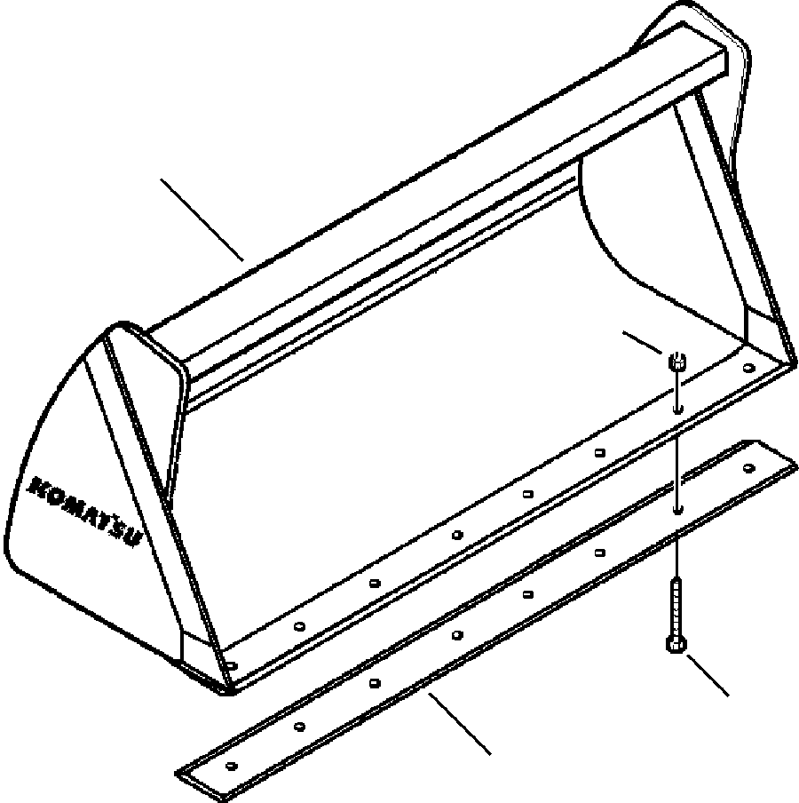 Part |$2. GP BUCKET 1.25 YARD [T1050-01A0]