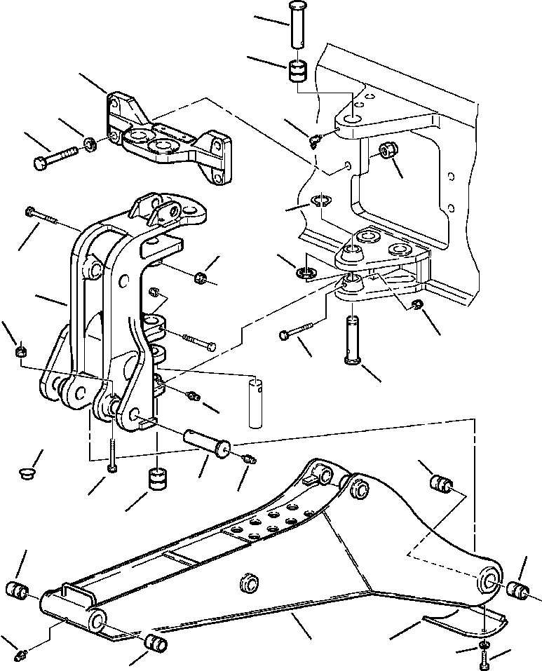 Part |$10. BACKHOE BOOM AND SWING BRACKET [T2000-01A0]