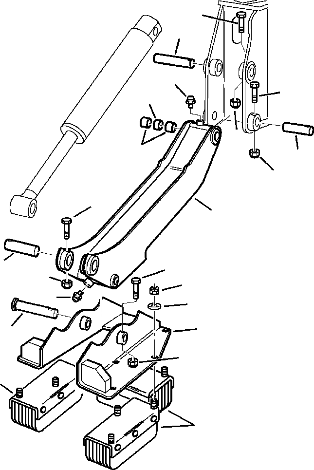 Part |$22. BACKHOE OUTRIGGERS SEGMENTED RUBBER PADS [T2020-01A1]