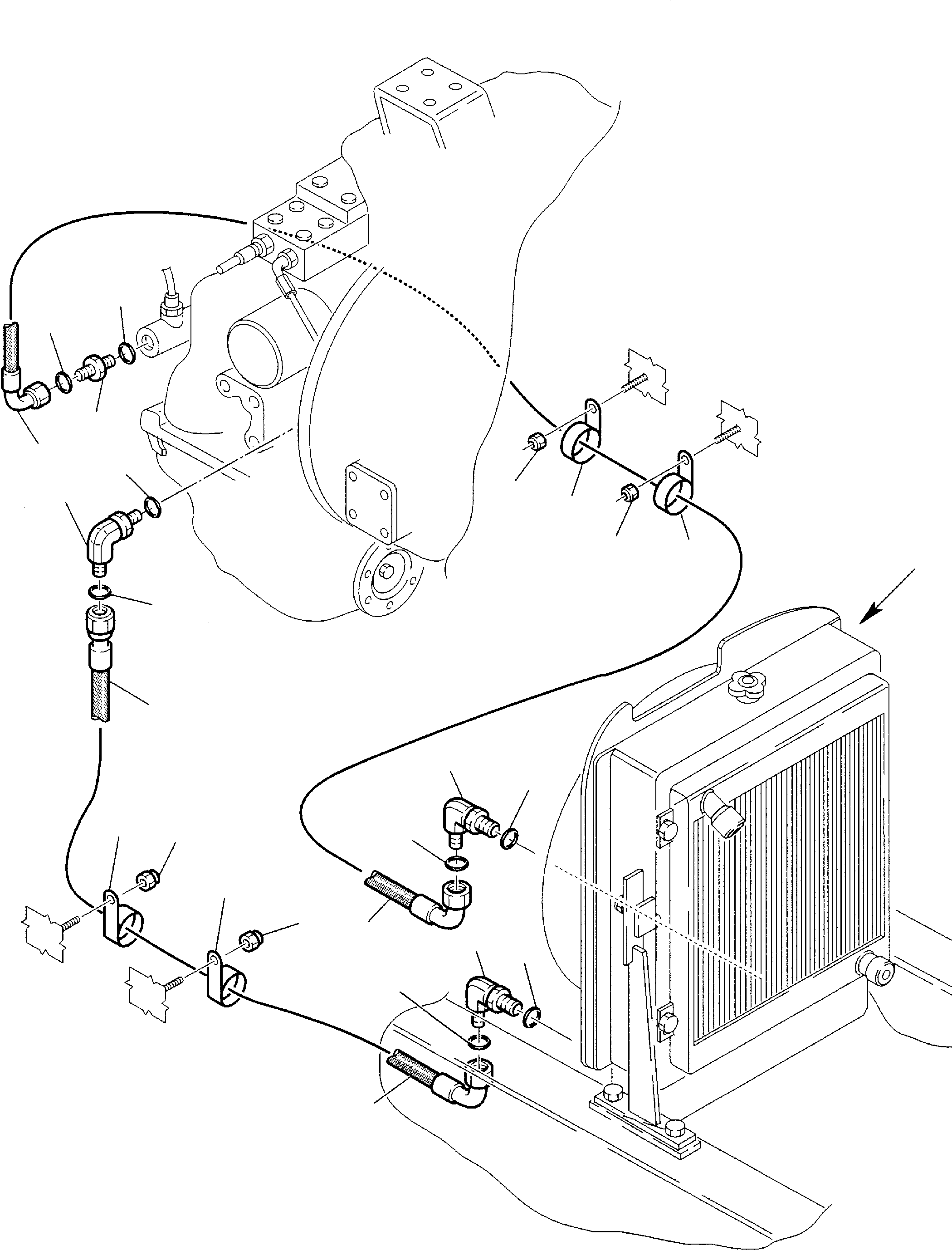 Part 46. HYDRAULIC PIPING (TRANSMISSION COOLING LINE) [3500]