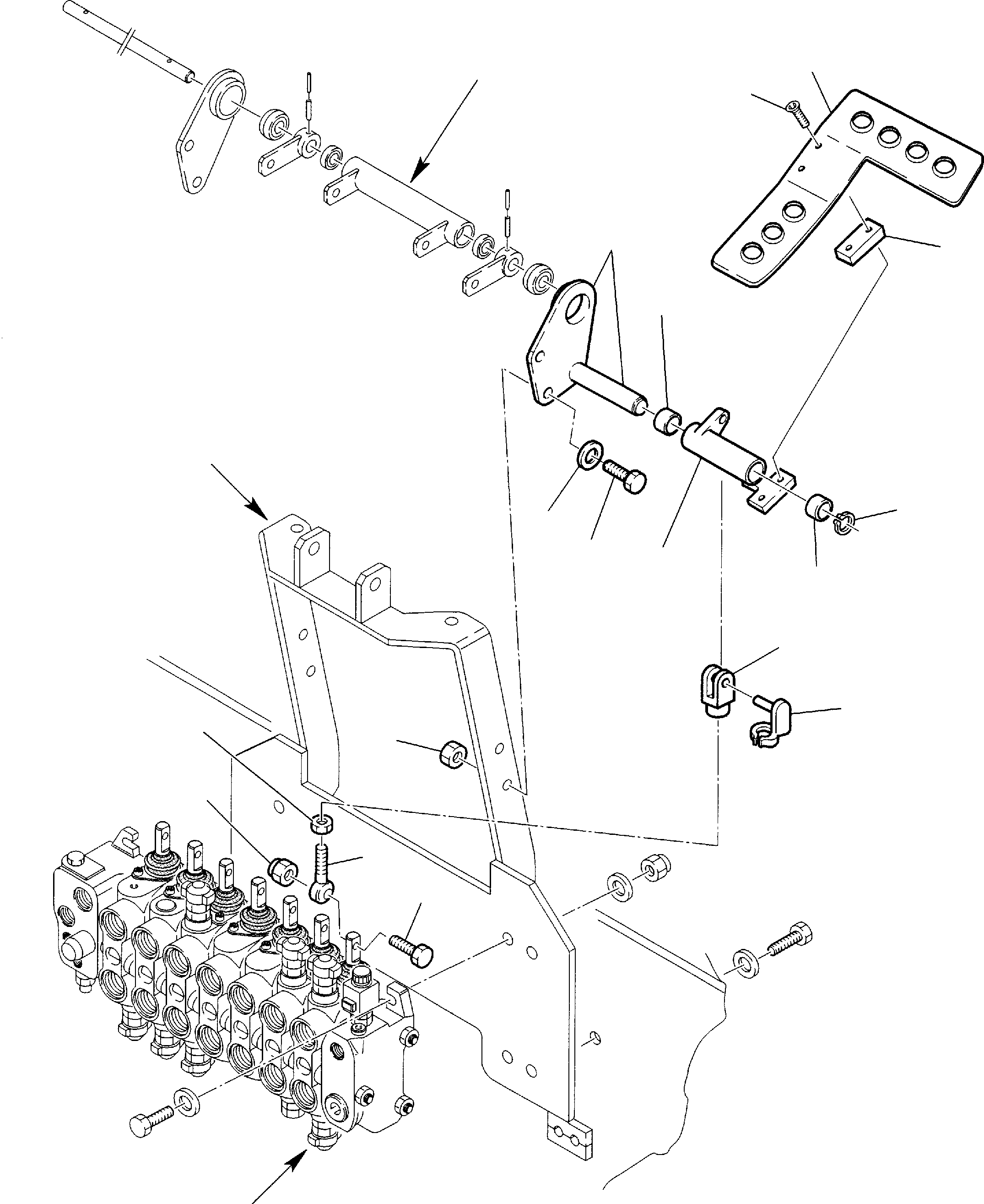 Part 14. BACKHOE CONTROL PEDAL (RIGHT SIDE) - KOMATSU LAYOUT CONTROL [4530]