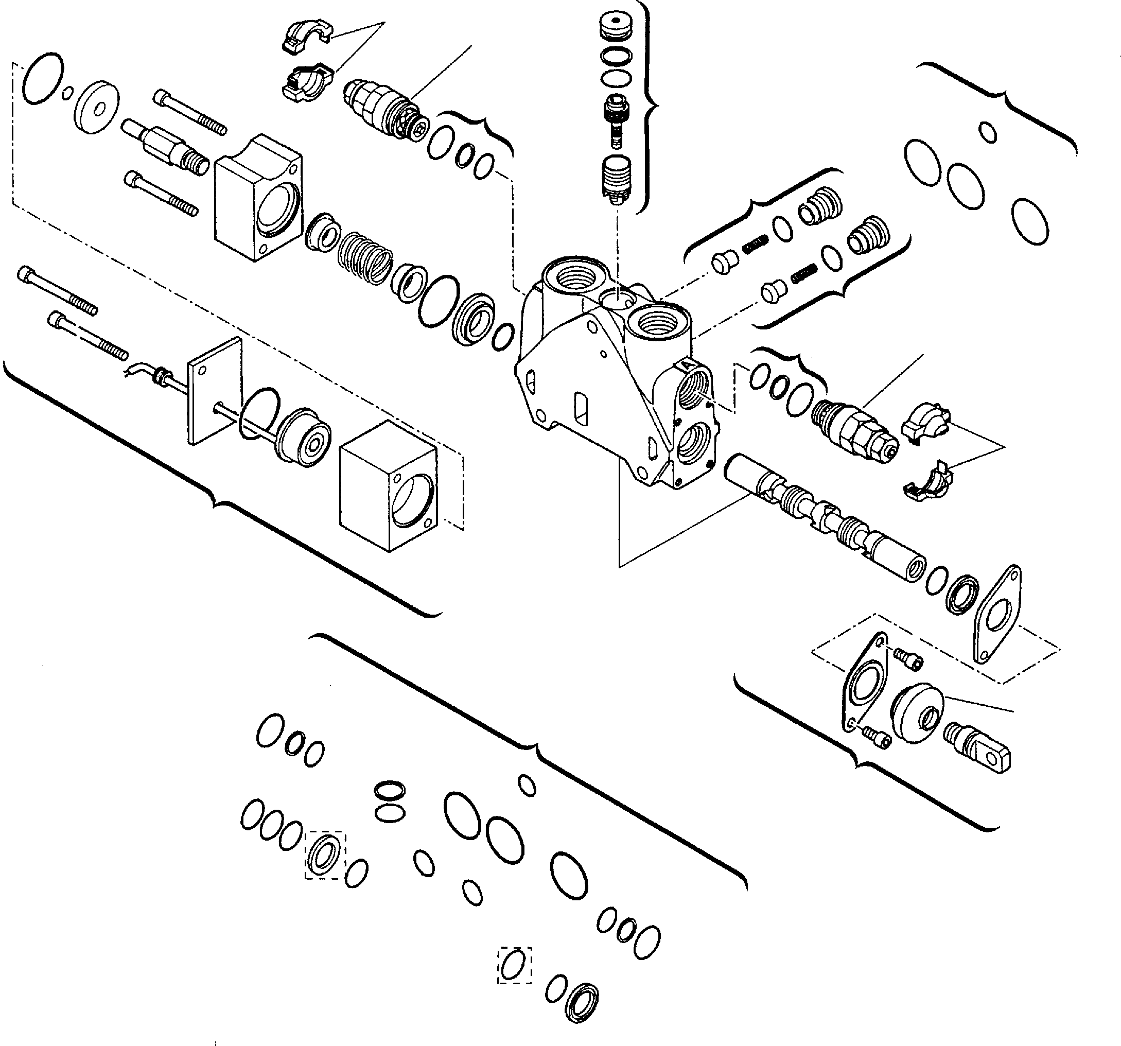 Part 12. SHOVEL CONTROL VALVE (WITH RETURN TO DIG) (FOR BUCKET 4 IN 1) (4/5) [6275]