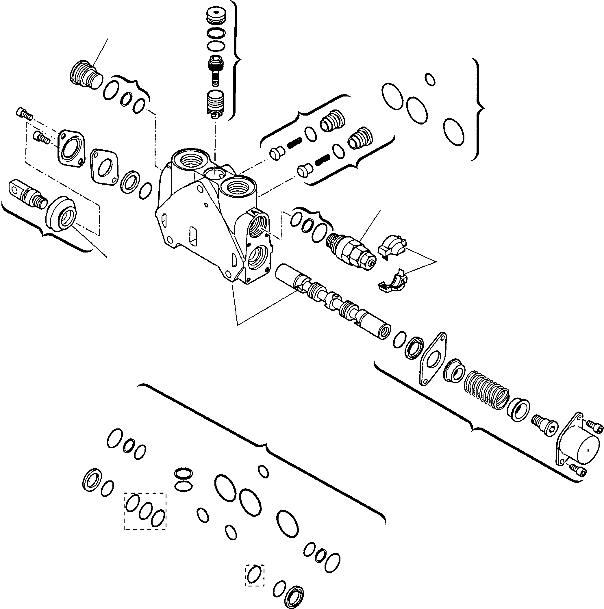 Part 23. BACKHOE CONTROL VALVE (HAMMER) [6345]