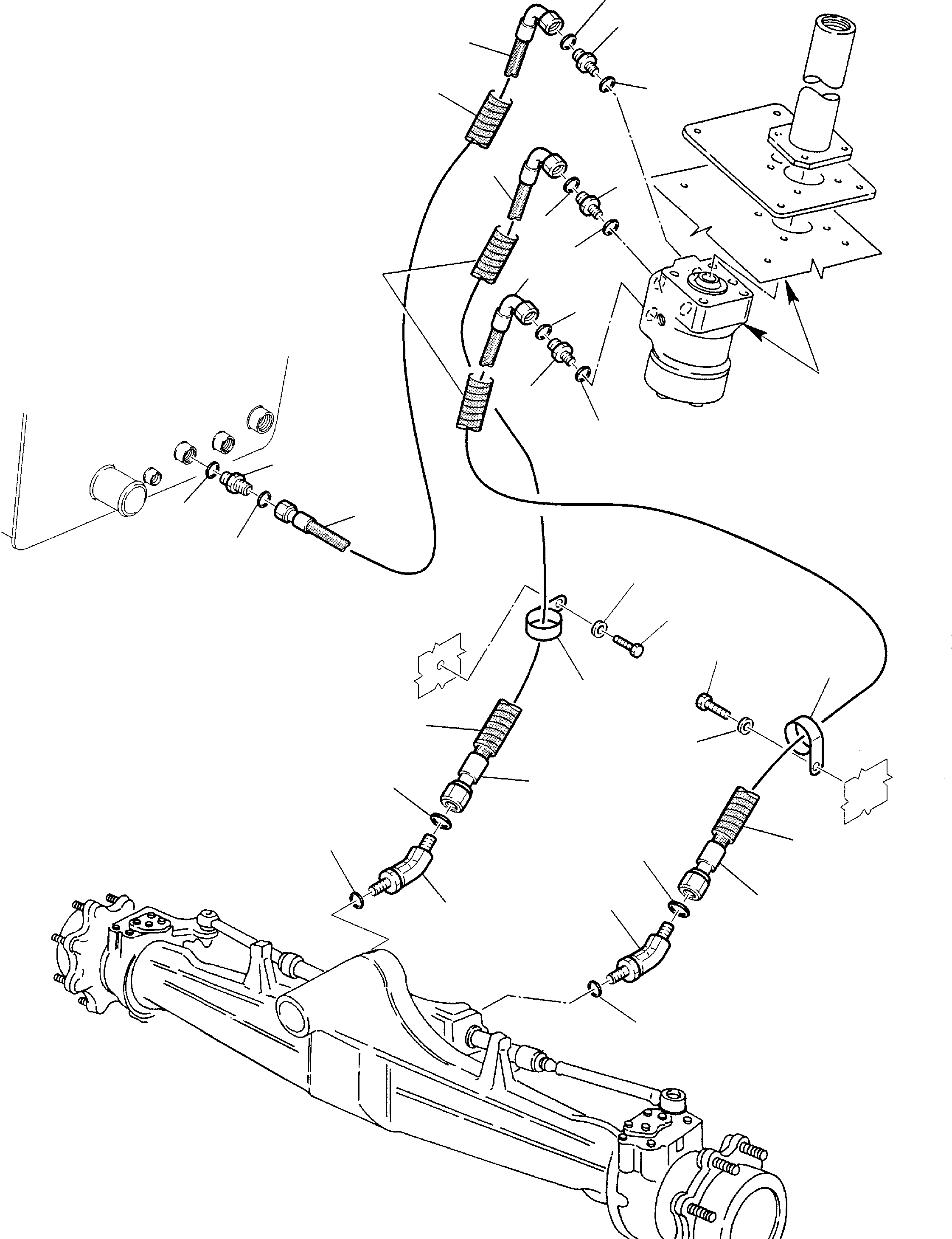 Part 35. HYDRAULIC PIPING (STEERING LINE) (2/2) [6560]