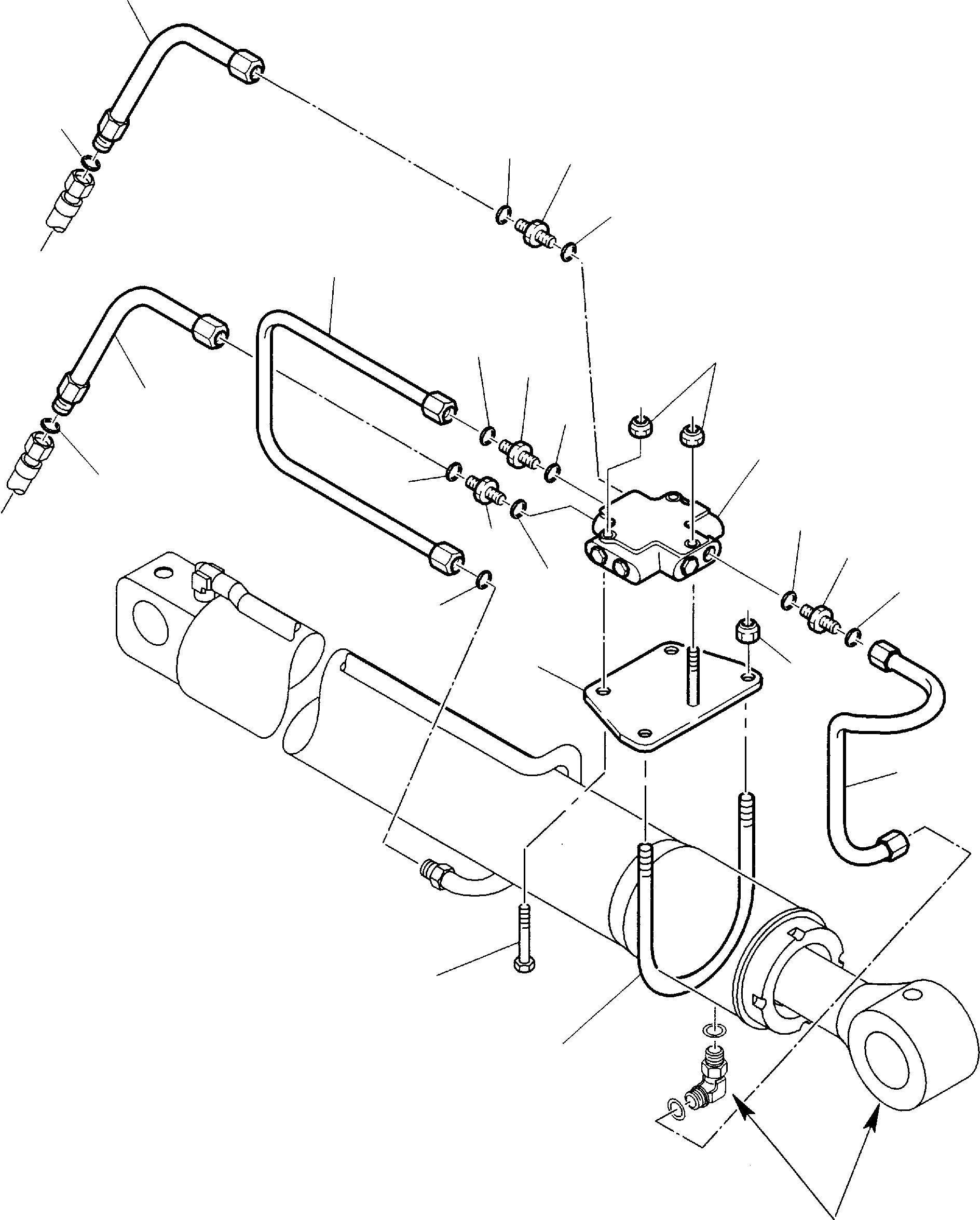 Part 51. HYDRAULIC PIPING (BOOM CYLINDER LINE) (SAFETY VALVE) [6725]