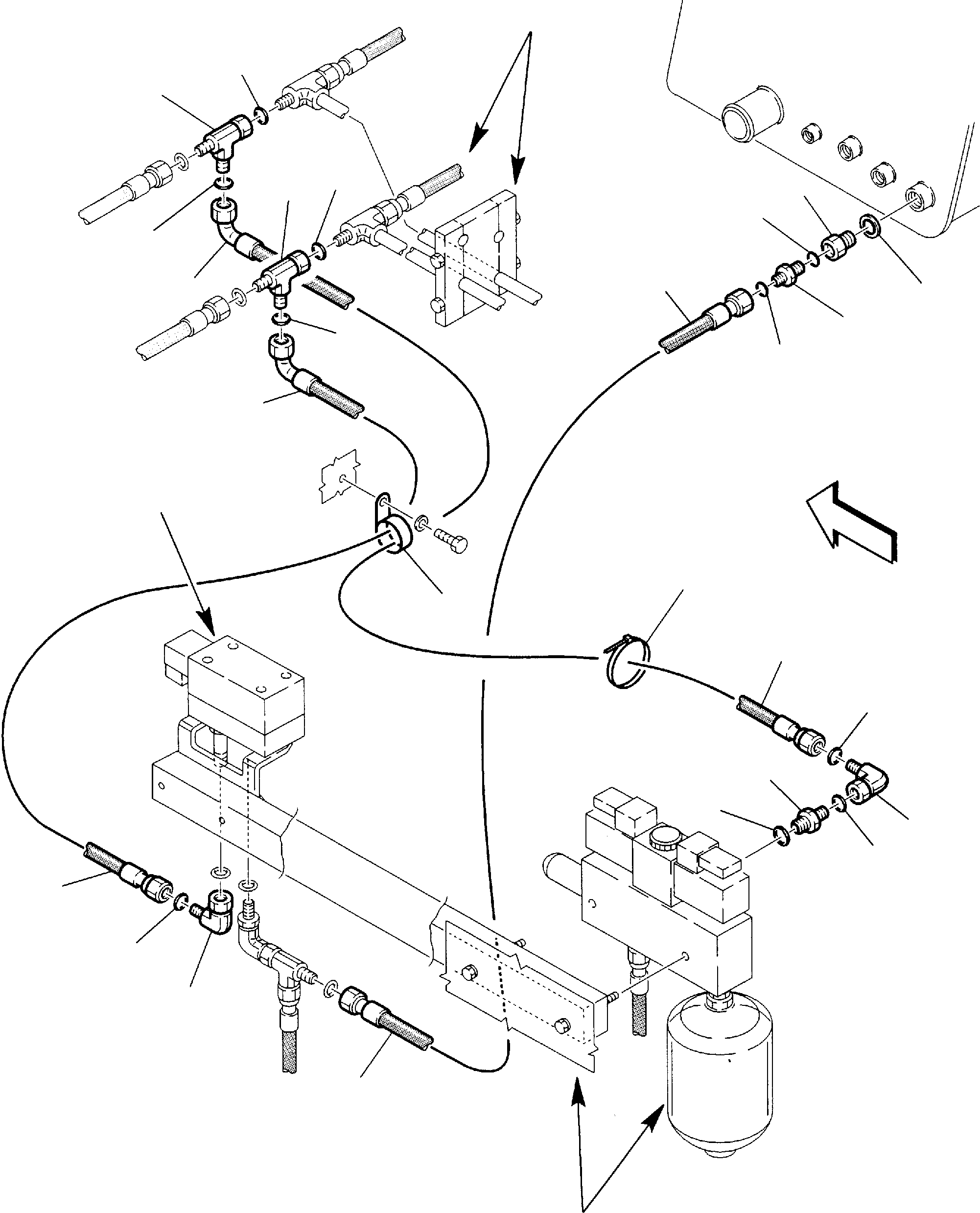 Part 70. HYDRAULIC PIPING (RIDE CONTROL) (2/2) (OPTIONAL) [6910]