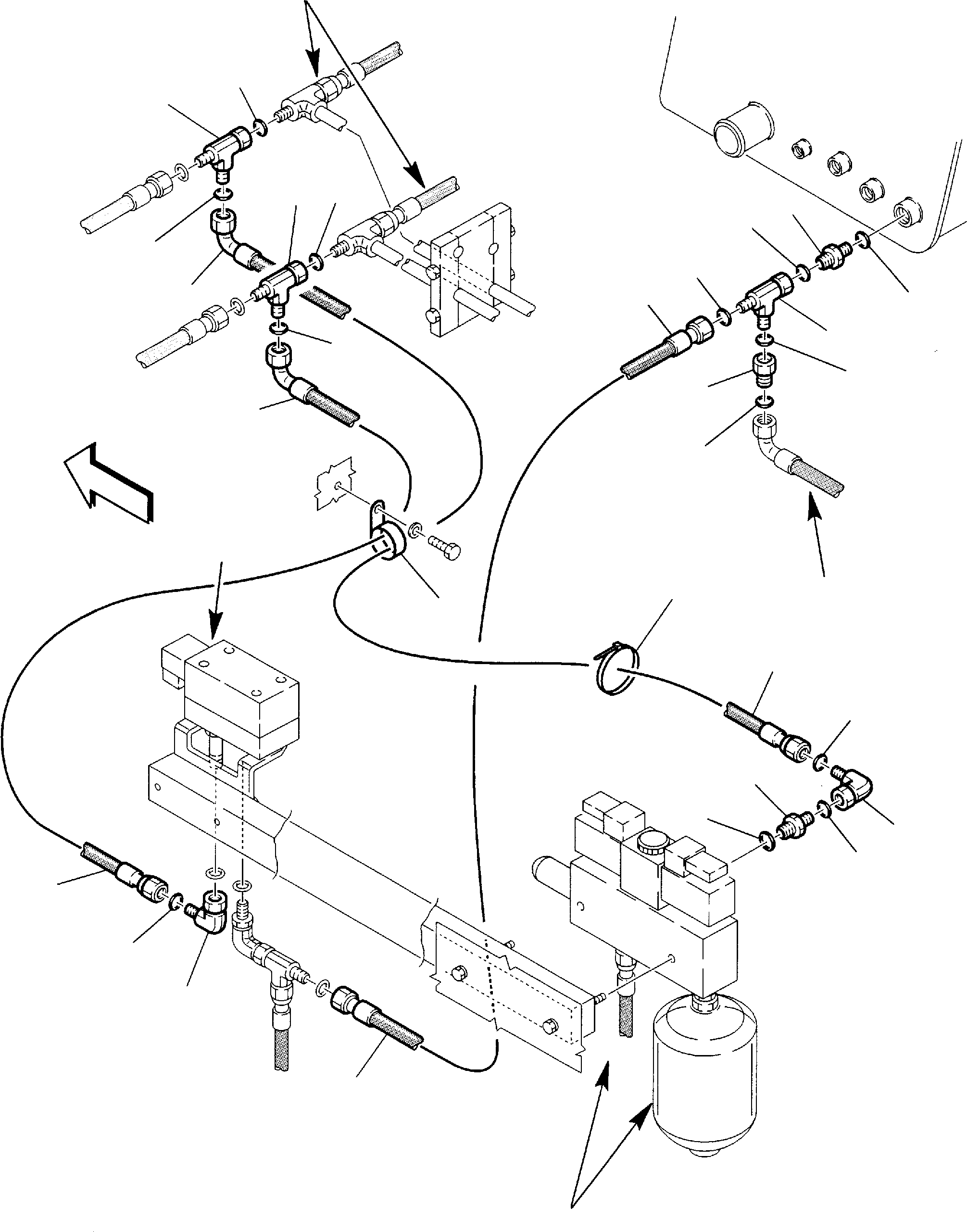 Part 71. HYDRAULIC PIPING (RIDE CONTROL) (WITH HAMMER) (2/2) (OPTIONAL) [6920]