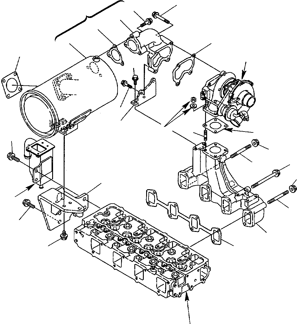 Part 6. EXAUST MANIFOLD & SILENCER (TURBO ENGINE) [0126]