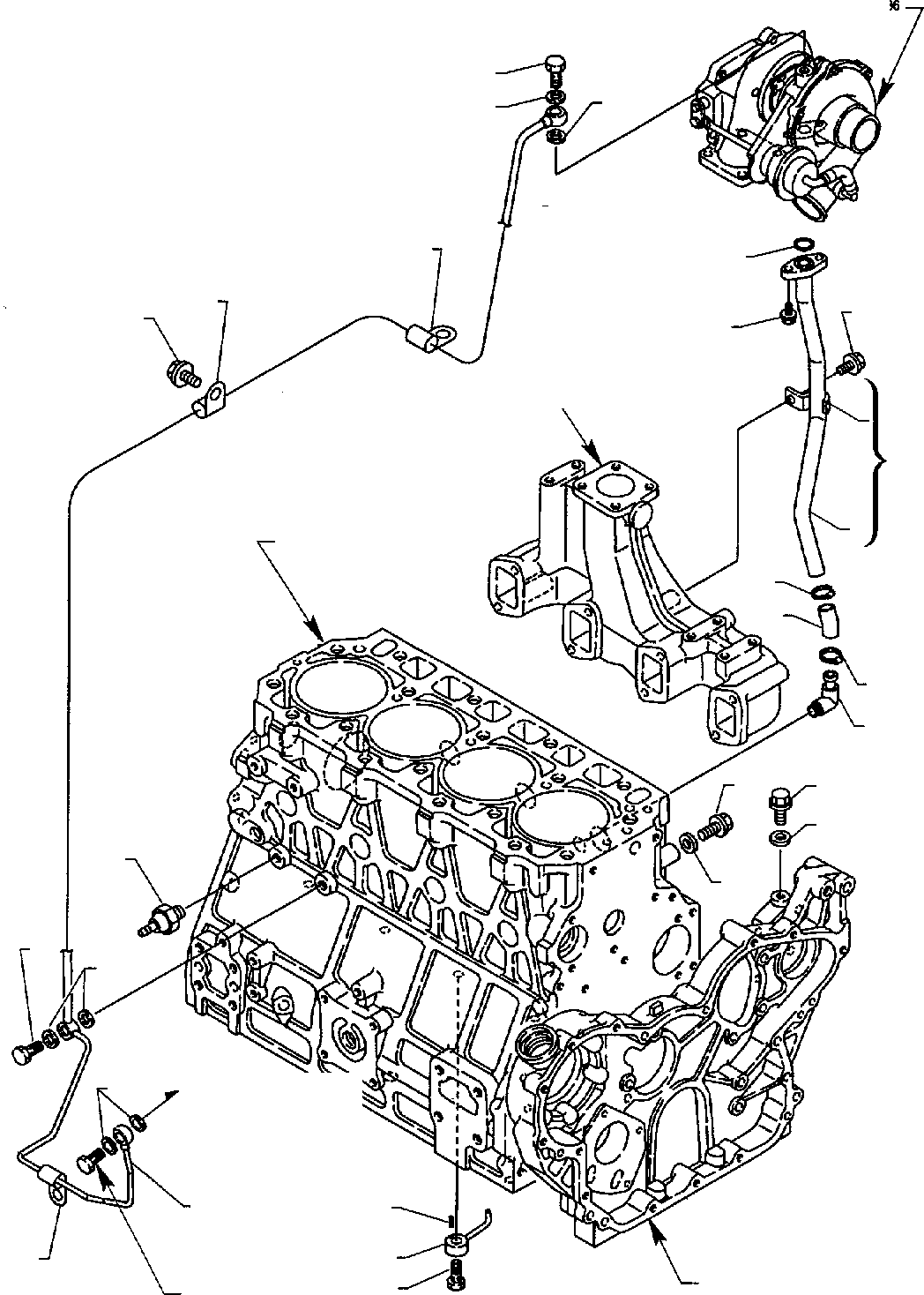 Part 25. LUBRICATING OIL LINE (TURBO ENGINE) [0316]