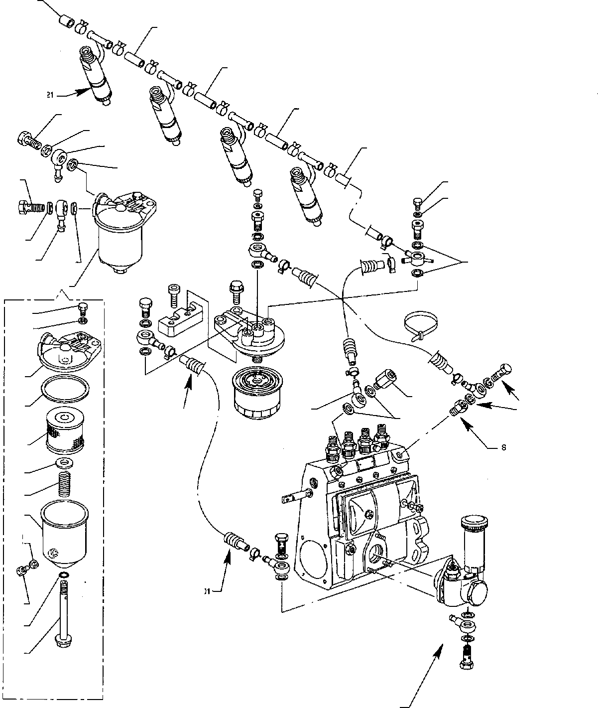 Part 28. FUEL LINE (2/2) (ASPIRATED ENGINE) [0411]