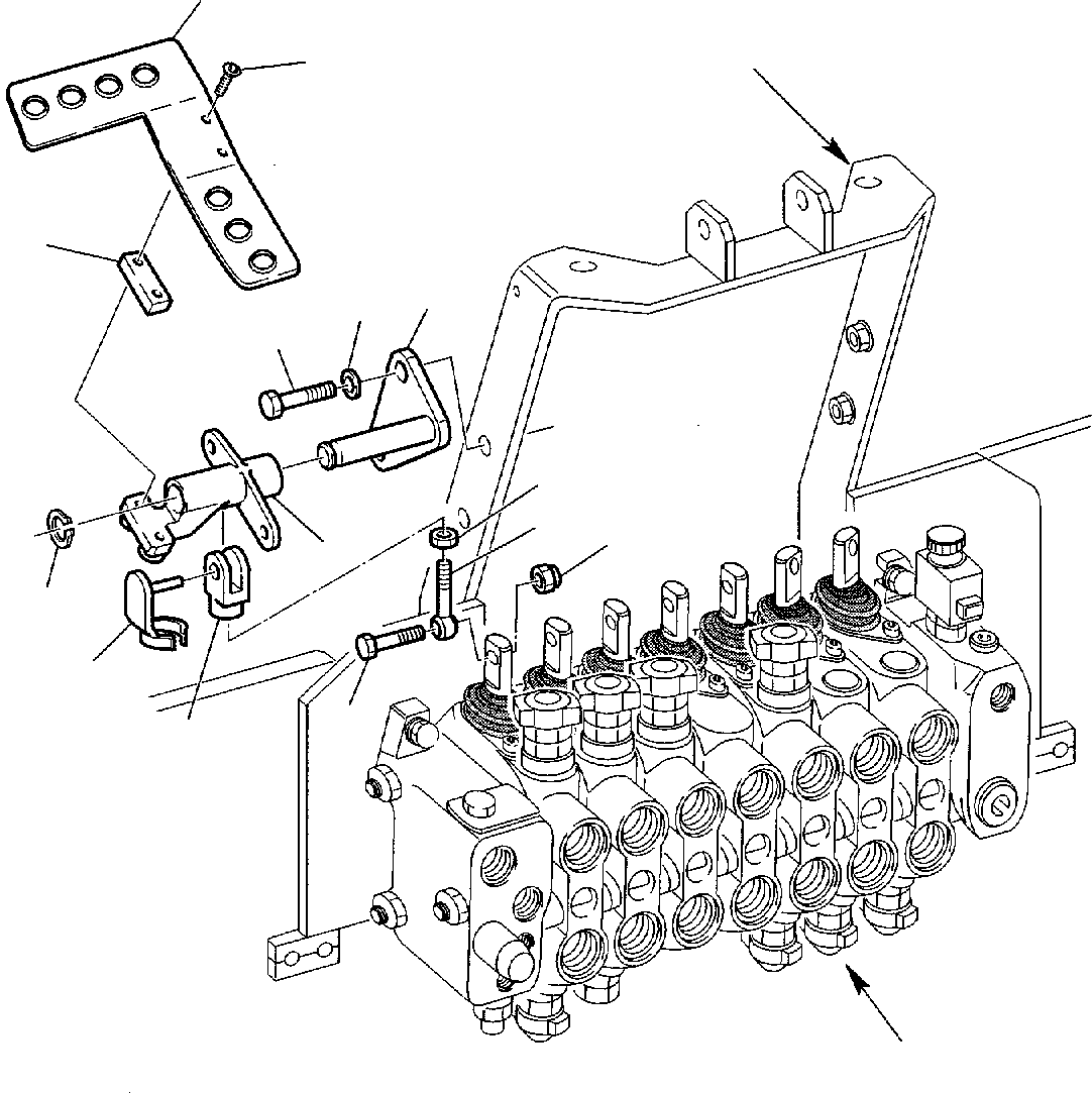 Part 11. BACKHOE CONTROL PEDAL (LEFT SIDE) [4500]