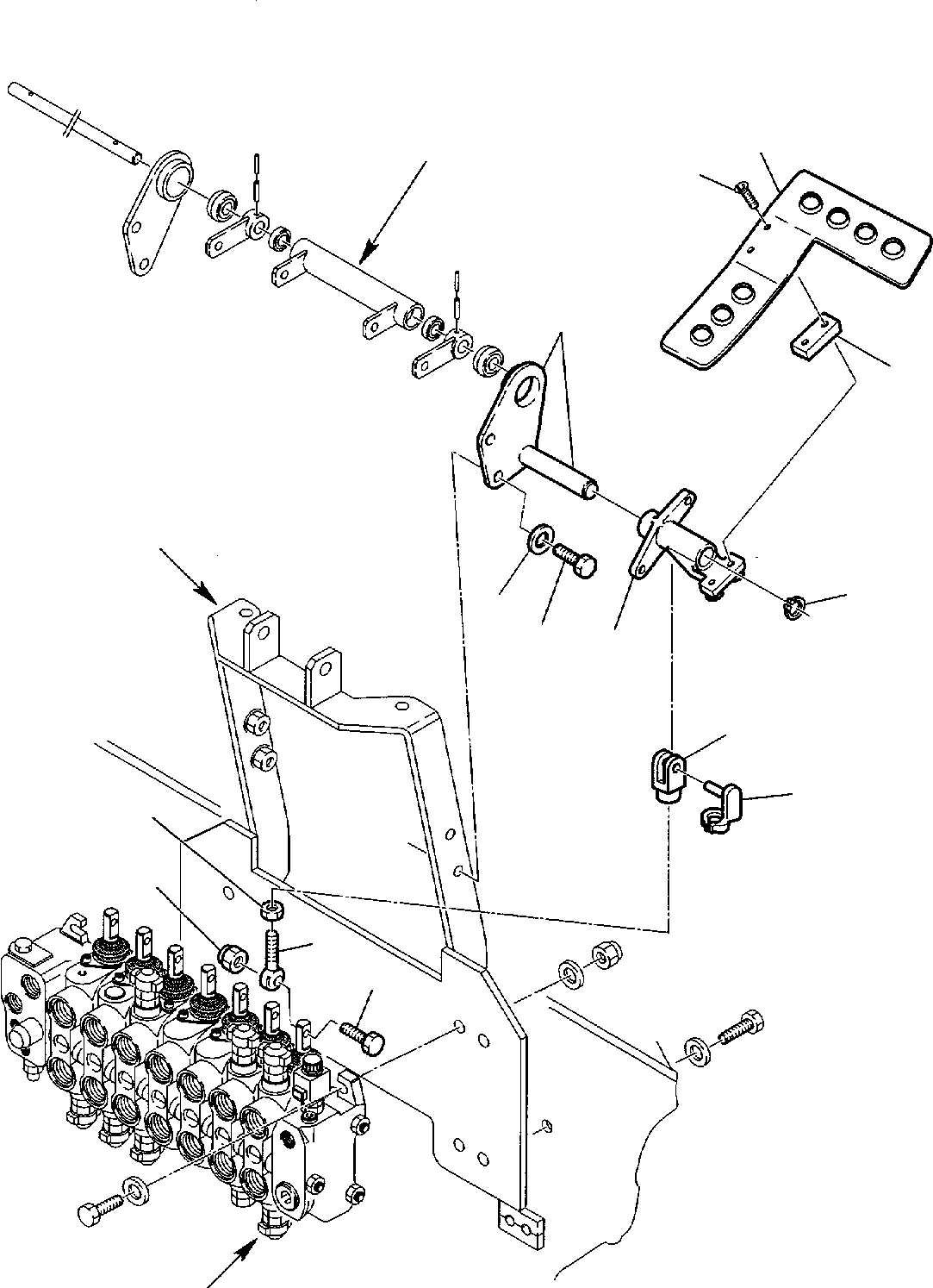 Part 14. BACKHOE CONTROL PEDAL (RIGHT SIDE) - KOMATSU LAYOUT CONTROL [4530]