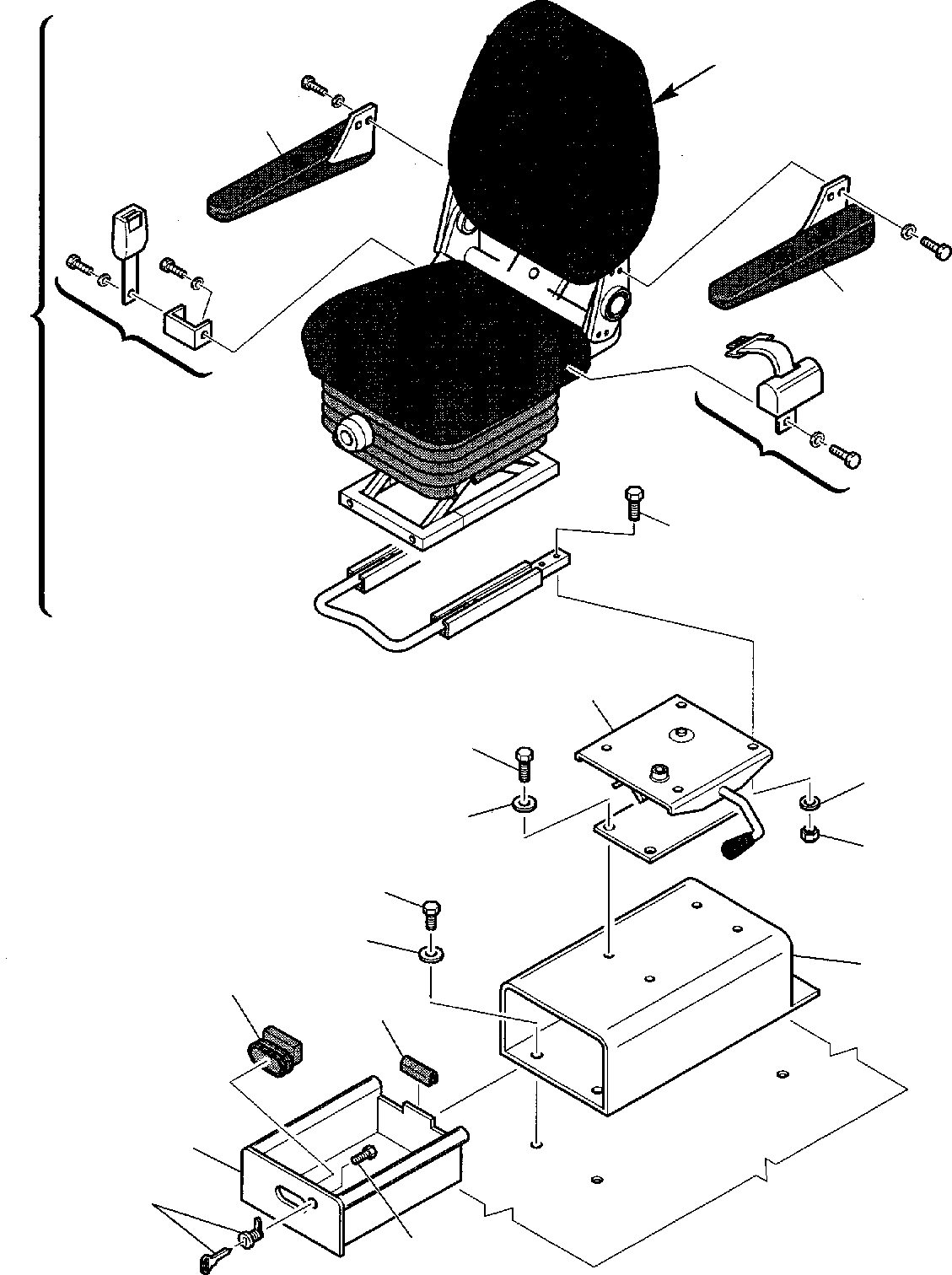 Part 23. OPERATOR'S SEAT SUPPORT (FOR CABIN) [5700]