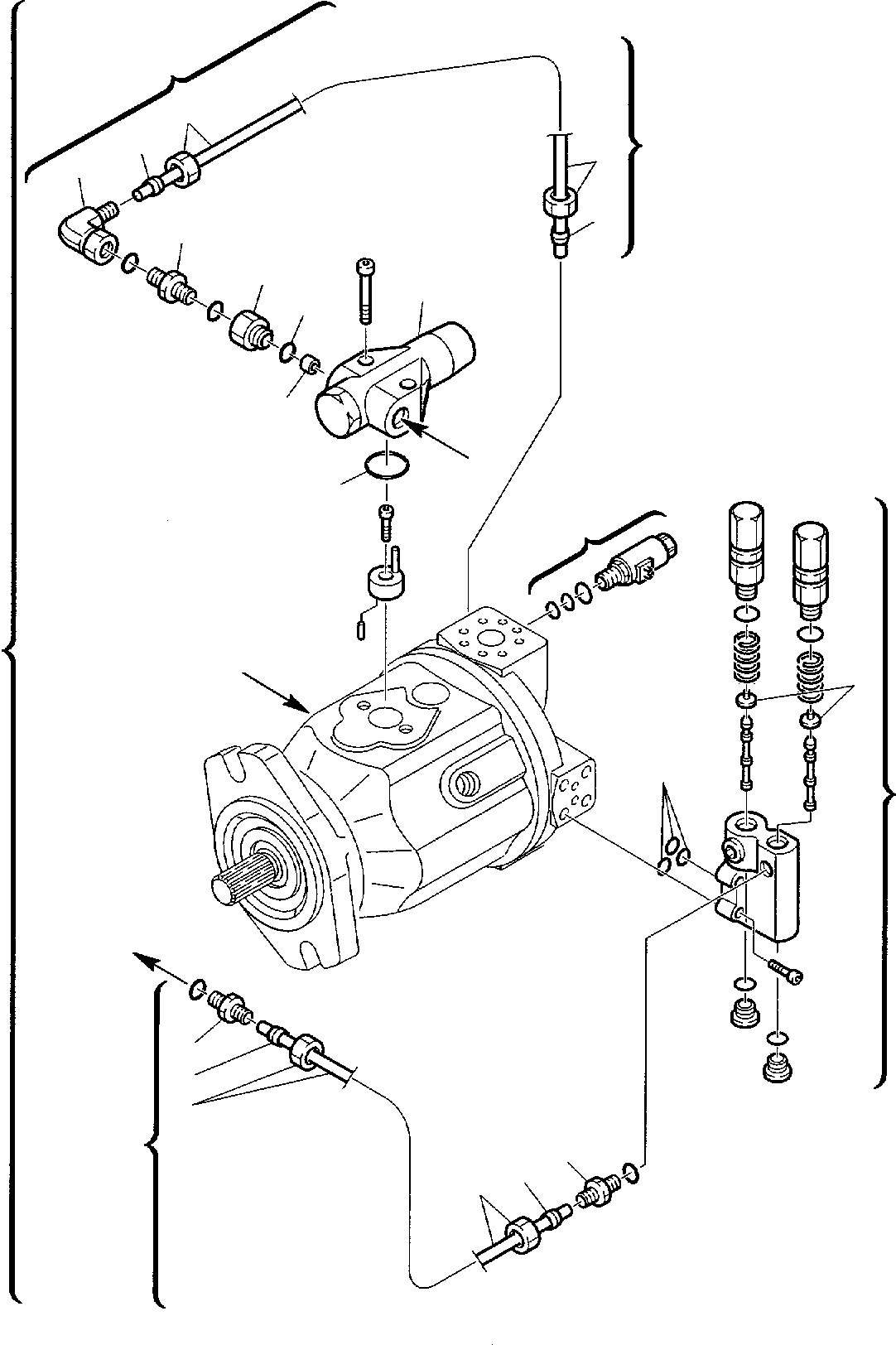 Part 4. HYDRAULIC PUMP (2/2) (ASPIRATED ENGINE) [6110]