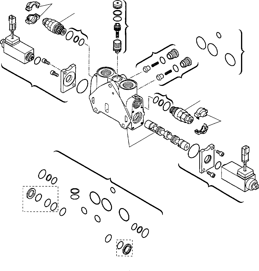 Part 15. SHOVEL CONTROL VALVE (FOR BUCKET 4 IN 1) (5/5) [6280]