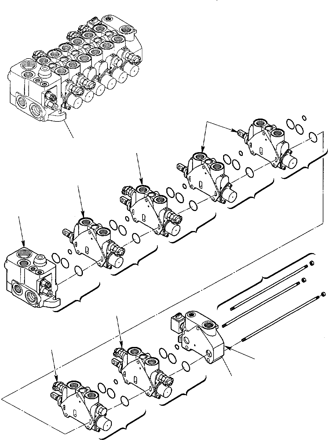 Part 16. BACKHOE CONTROL VALVE (1/8) [6290]