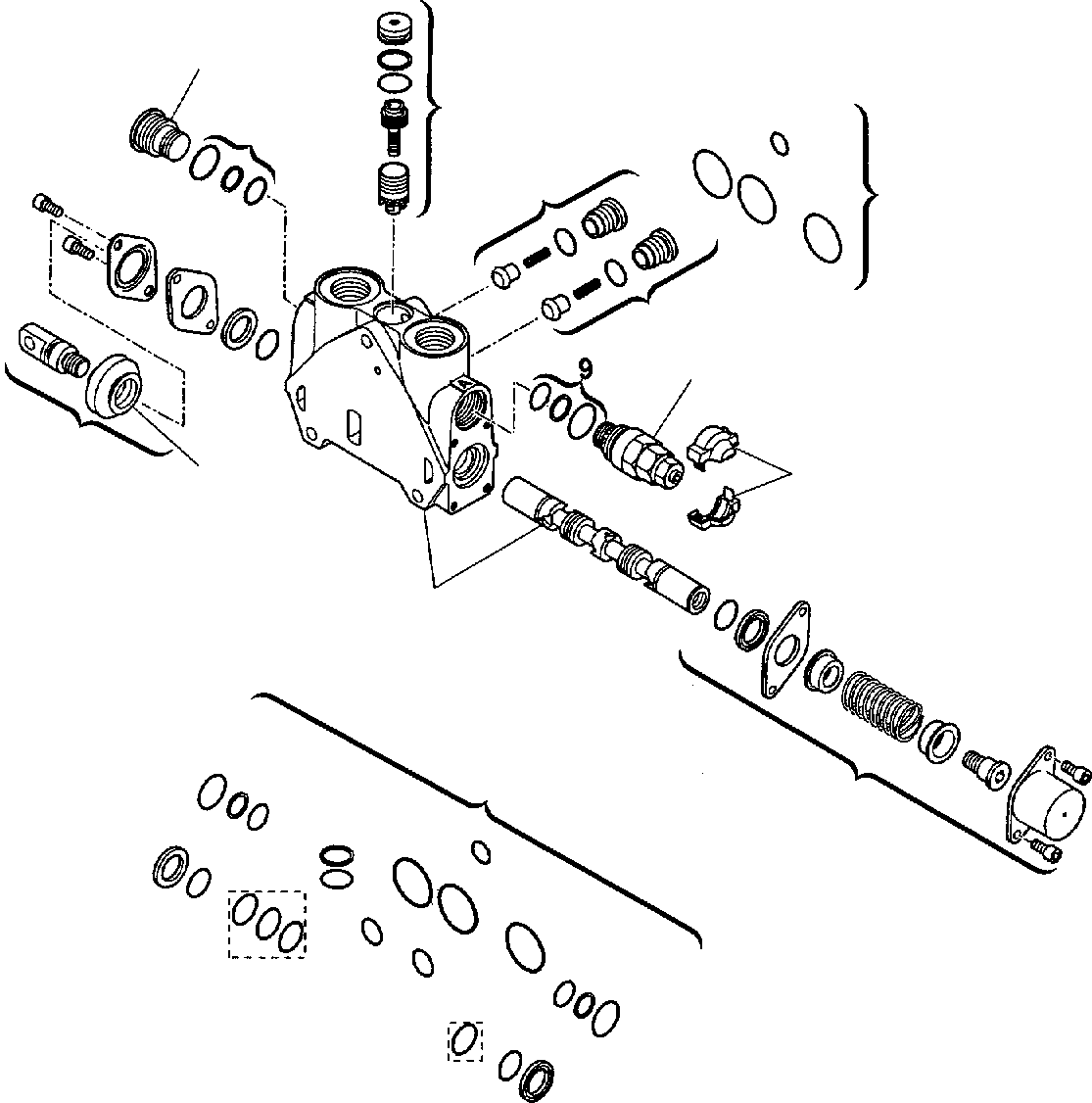 Part 25. BACKHOE CONTROL VALVE (HAMMER) [6345]