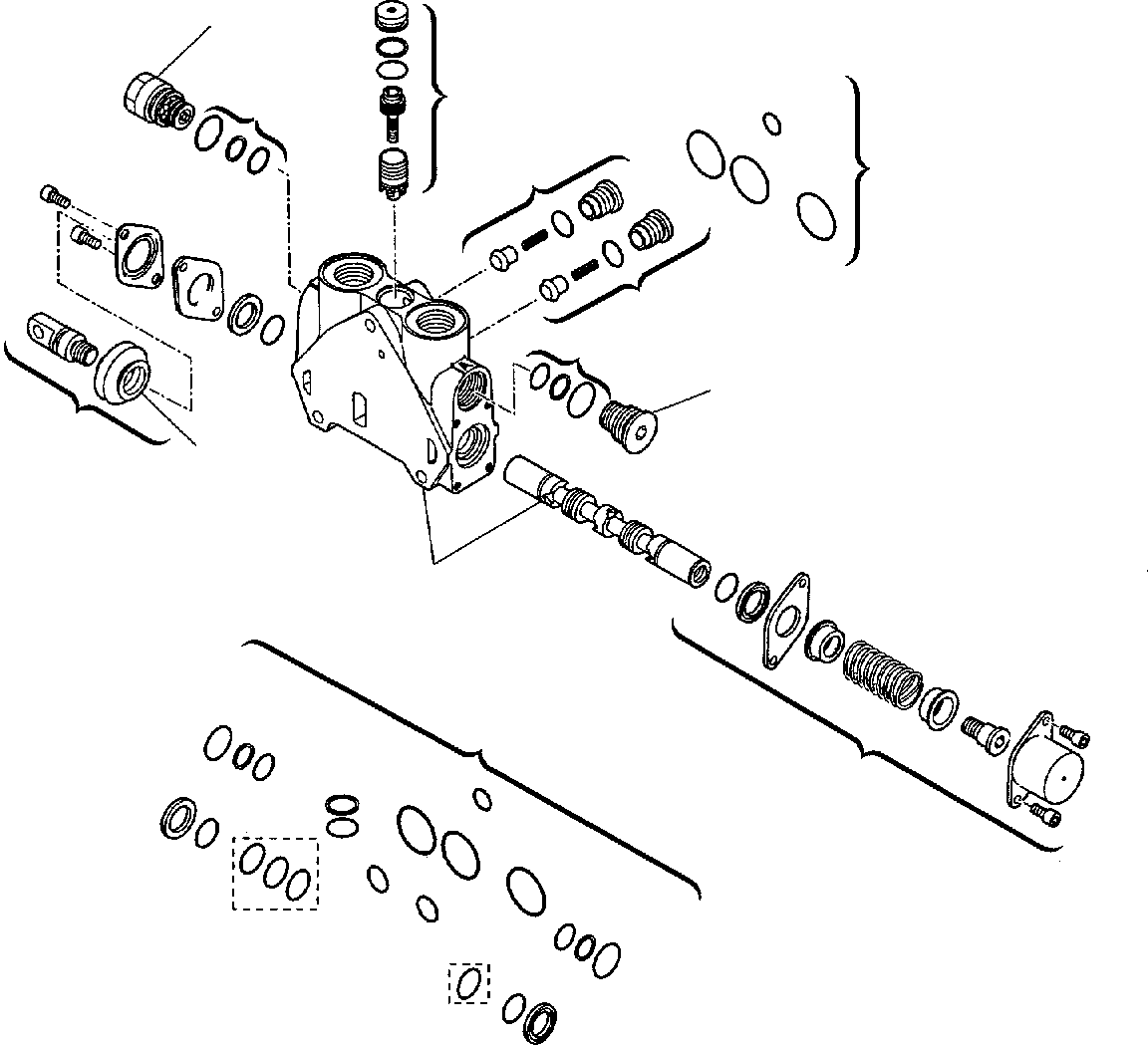 Part 27. BACKHOE CONTROL VALVE (JIG ARM) [6365]