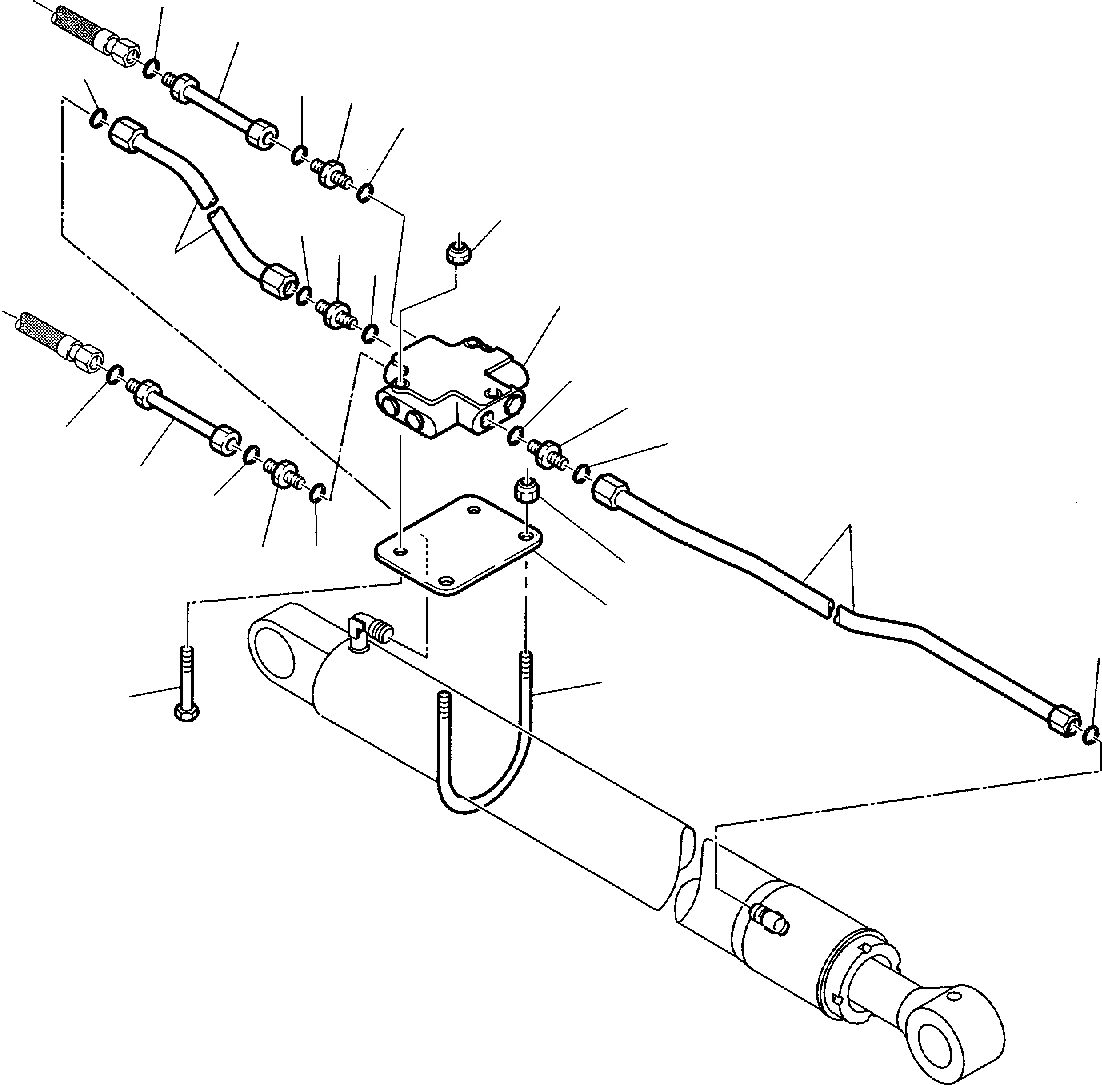 Part 39. HYDRAULIC PIPING (SHOVEL LIFTING CYLINDER) (SAFETY VALVE) [6620]