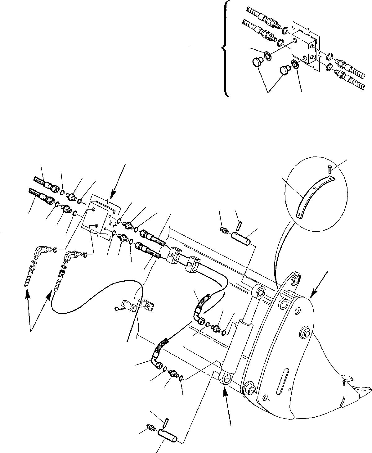 Part 47. HYDRAULIC PIPING (BUCKET - 4 IN 1 CYLINDER LINE) (2/2) [6670]