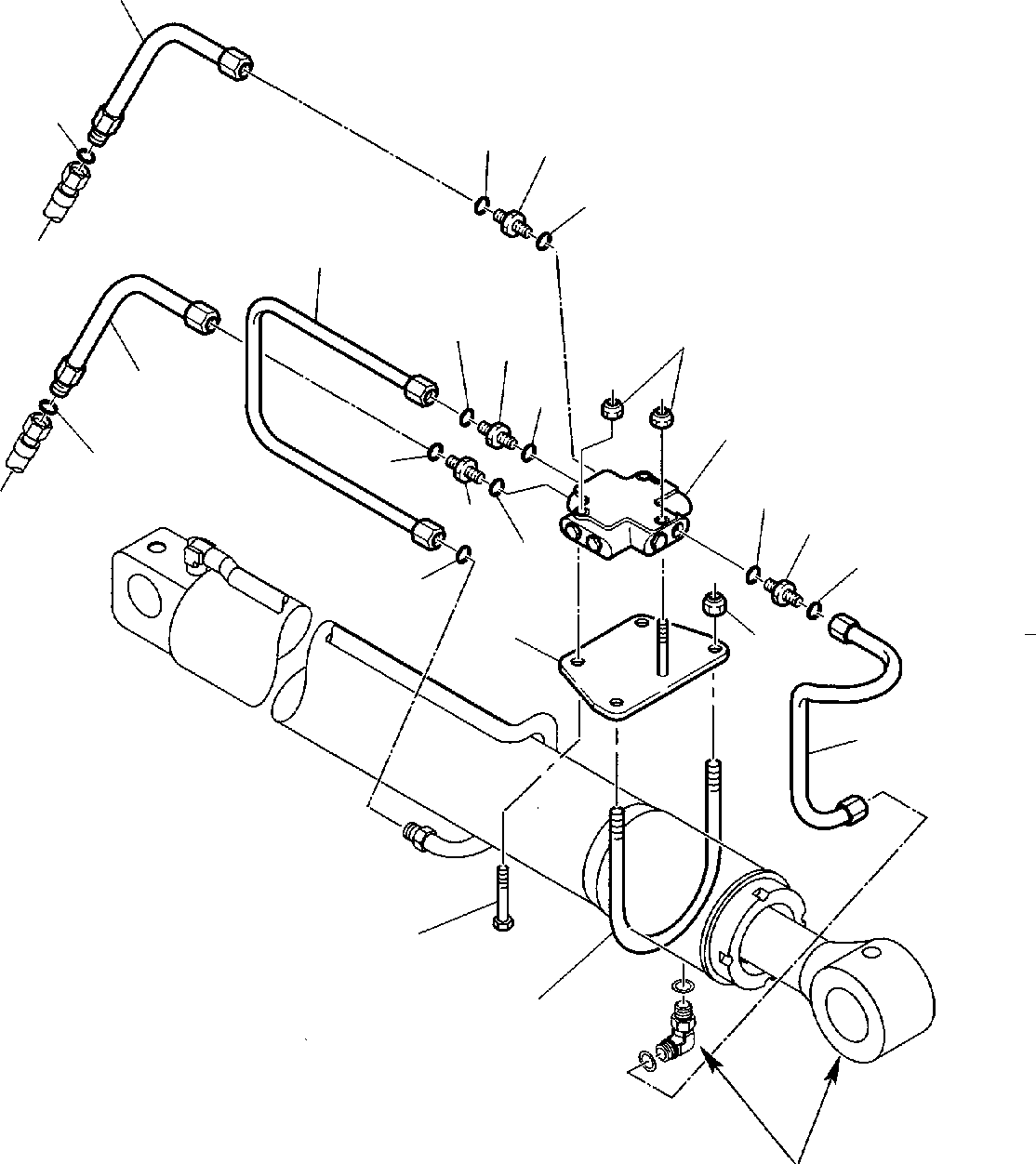 Part 52. HYDRAULIC PIPING (BOOM CYLINDER LINE) (SAFETY VALVE) [6725]