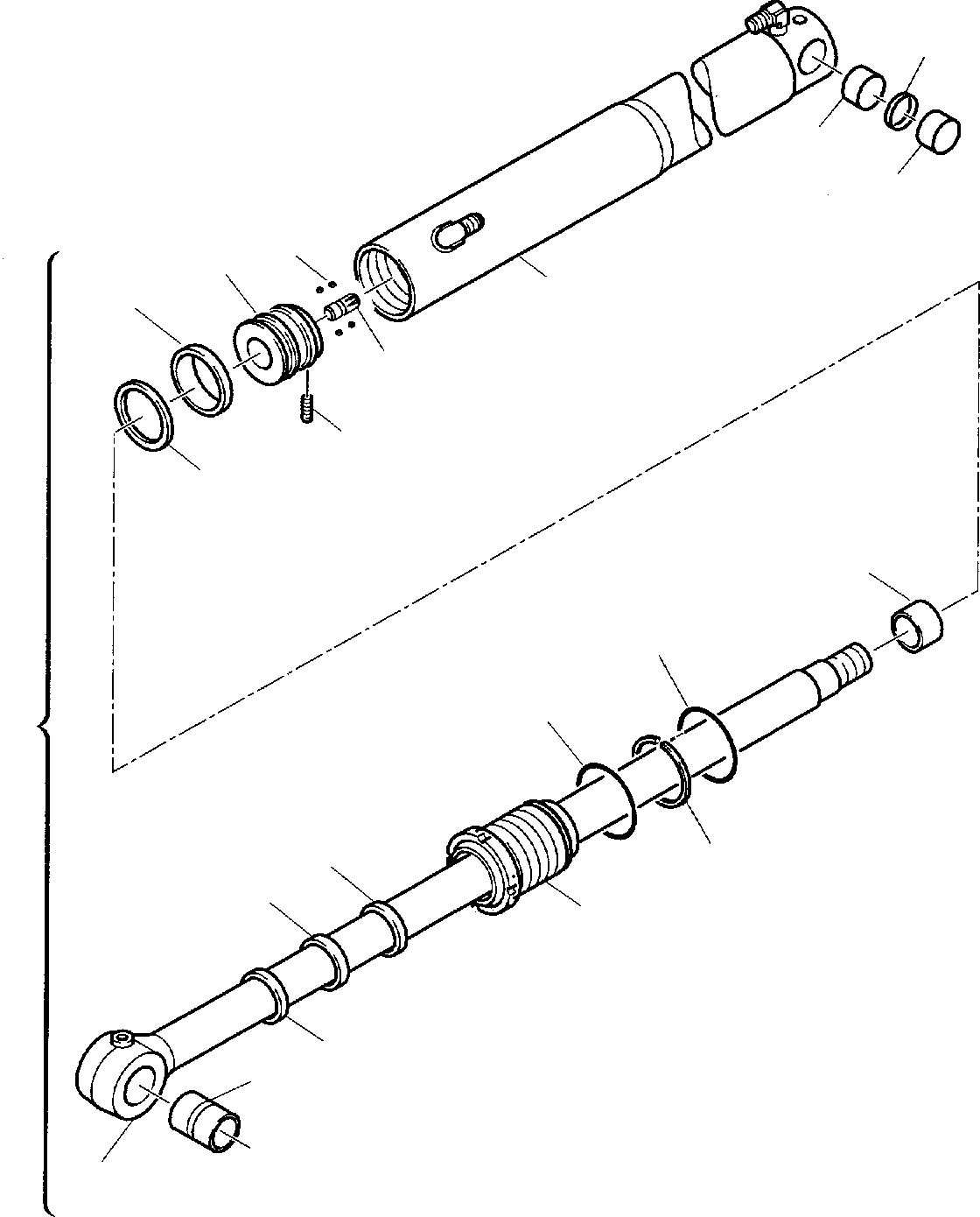 Part 60. HORIZONTAL OUTRIGGER CYLINDER L.H. [6795]