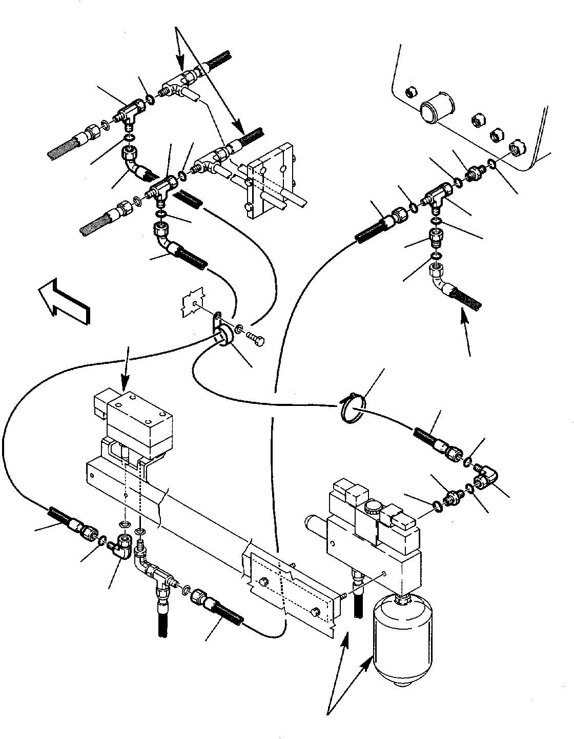 Part 70. HYDRAULIC PIPING (RIDE CONTROL) (WITH HAMMER) (2/2) (OPTIONAL) [6920]